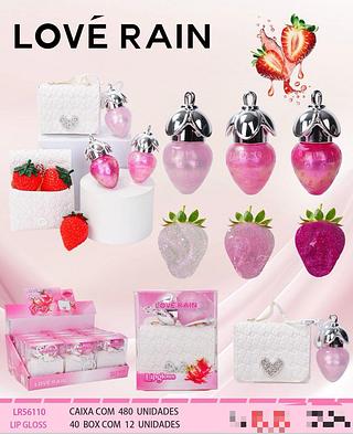 Lip gloss /12pcs LOVE RAIN