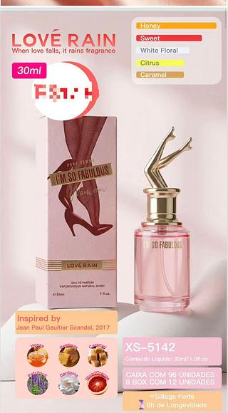 Perfume 30ml /12pcs Love Rain