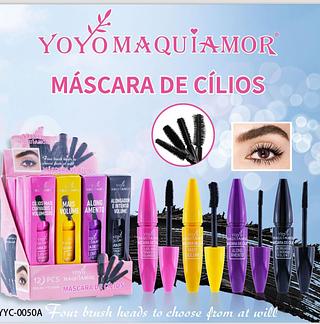 Mascara de cilios c/12pcs YOYO MAQUIAGEM