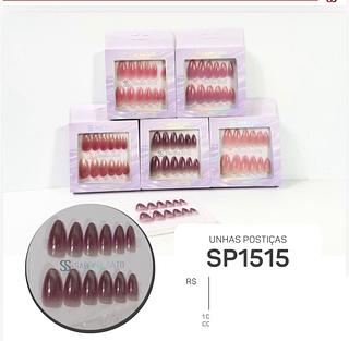 Unha posticas com adesivo auto colante /12pcs Sabrina Sato