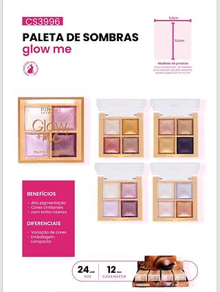 Quarteto de sombras Glow Me/ 24pçs (CS3996) Pink21