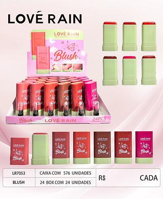 Blush em Bastao c/24pcs LOVE RAIN