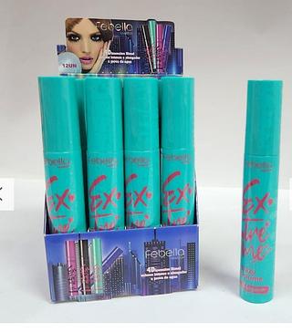 Mascara de cilios 4D super volume e alongamento/ 12pçs Febella