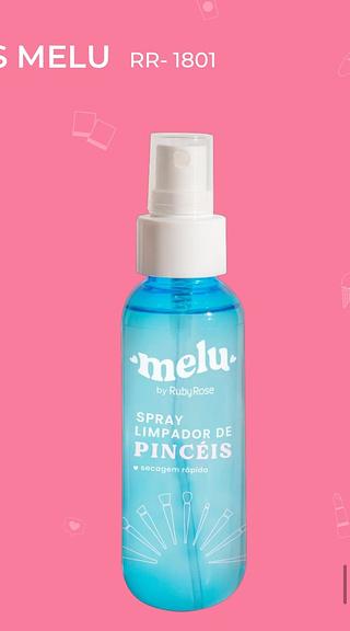 Spray limpador de pincéis secagem rápida Melu/ pç (RR-1801) Ruby rose