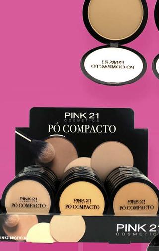 Po compacto /24UNID Pink21 (CS2356-A)