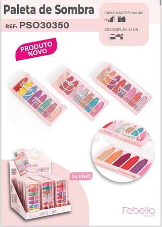Paleta de Sombras C24pçs Febella