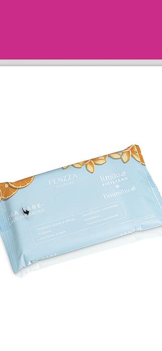 Lenco umesecido LIMAO siciliano e baunilha c/24un FENZZA