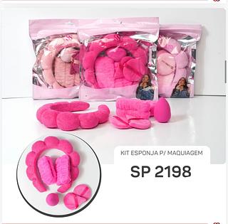 Kit esponja para maquiagem C/6pcs Sabrina sato