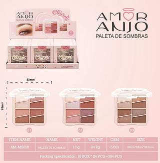 Paleta De Sombras c/24pcs Amor&anjo