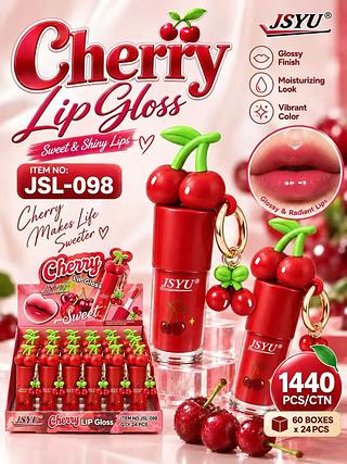 Lip gloss Cherry /24pcs JSYU