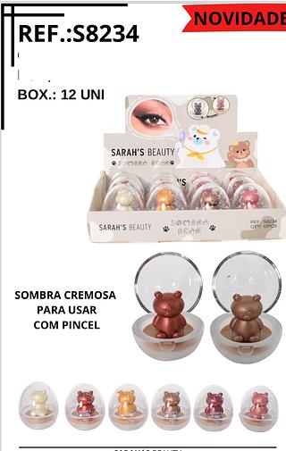 Sombra Bear Cremosa/ 12pçs (S8234) Sarah's