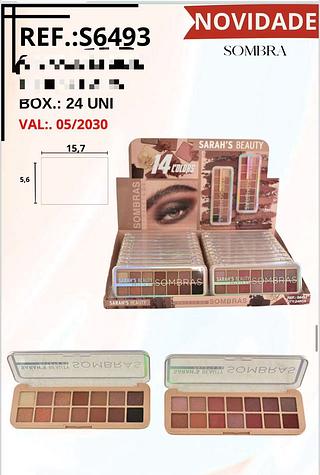 Paleta sombras /24pcs SARAHS BEAUTY