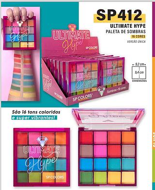 Paleta Sombras /12pcs SP COLORS