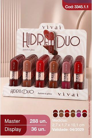 Duo batom e gloss /36pcs VIVAI