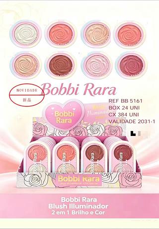 Blush-iluminador 2in1 brilho e cor /24pcs BOBBI RARA