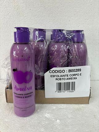 Esfoliante corporal e rosto AMEIXA box/12 (B00289) LUDURANA