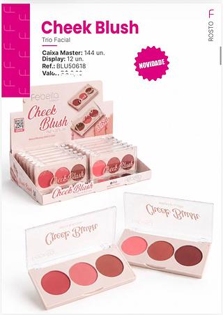Trio blush /12pcs FEBELLA