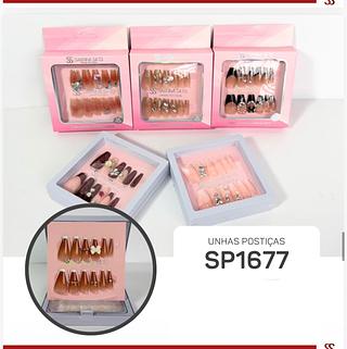 Unha postica em pvc c/12pcs SABRINA SATO