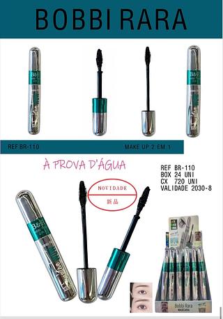 Mascara de cilios 2em1 c/24pcs (BR-110) BOBBI RARA