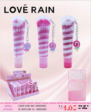 Lip gloss C/24pcs LOVE RAIN