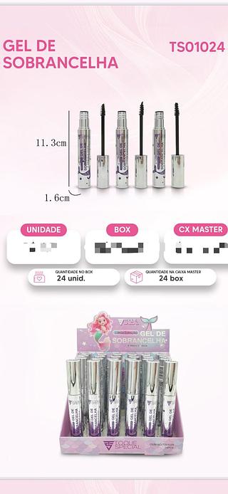 Gel para Sobrancelhas c/24pcs TOQUE SPECIAL PROMOCAO