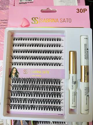 Cilios posticos 30P/12pcs SABRINA SATO