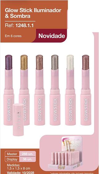Stick iluminador e sombra /36pcs VIVAI