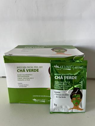 Máscara facial cha verde/ 60pçs (1674)