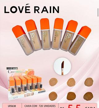 Corretivo liquido /24pcs LOVE RAIN