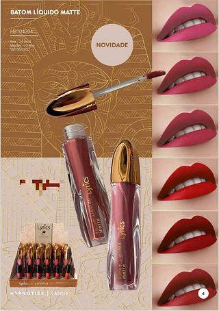 Batom liquido matte c/24pcs PLAY BOY