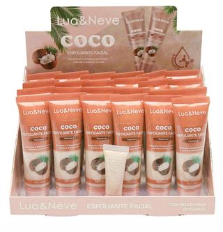 Esfoliante Facial Coco c/24pçs Lua&Neve
