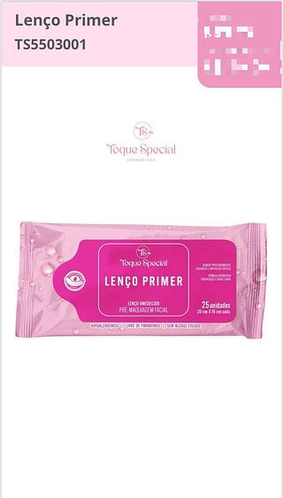 Lenço Umedecido Primer /24pçs Toque Especial