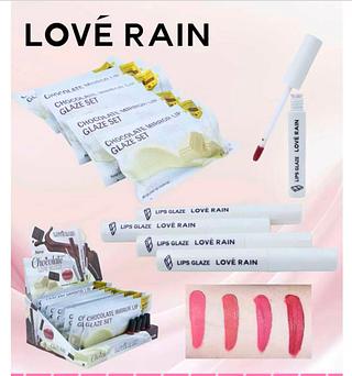 Lip gloss chocolate c/8pcs LOVE RAIN