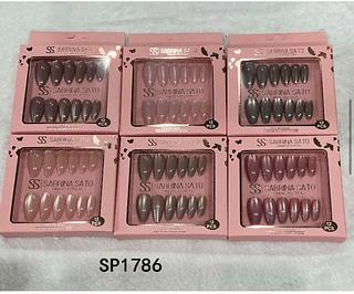 Unha postica em pvc c/12pcs SABRINA SATO