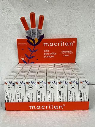 Cola p/cílios Postiços transparente /56pcs Macrilan