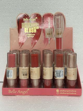 Iluminador e Blush 2 em 1 c/24pcs BELLE ANGEL