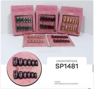 Unhas Postiças c/12pçs Sabrina Sato