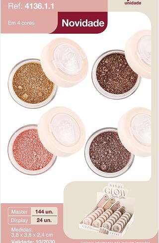 Sombra glow glitter /24pcs VIVAI