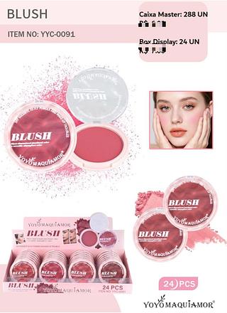 BLUSH C/24PCS YOYO MAQUIAMOR