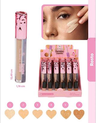 Corretivo Liquido c/24pcs TOQUE SPECIAL