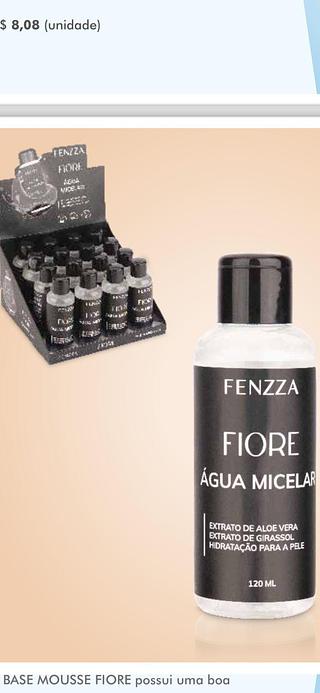 Agua Micelar Fiore c/16pçs (FZ62003) Fenzza