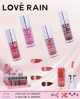 Lip gloss c/24pcs LOVE RAIN