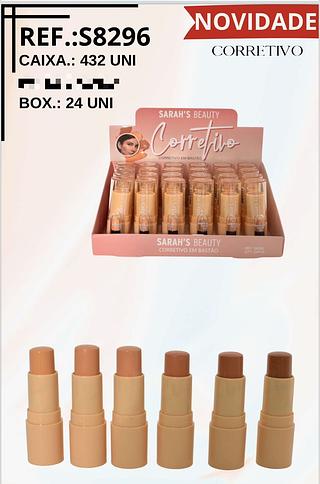 Corretivo em Bastão /24pçs Sarah´s Beauty
