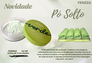 Po facial solto verde /20pcs FENZZA