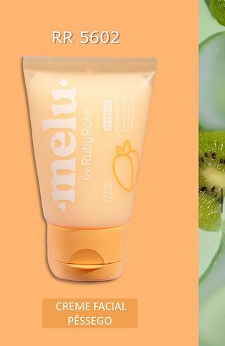 Creme facial hidratante pêssego Melu/ 1pç (RR-5602) Ruby rose
