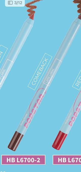 Lapis labial lip pencil comeback /12pcs Ruby Rose