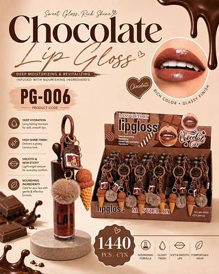 Lip gloss chocolate /24pcs
