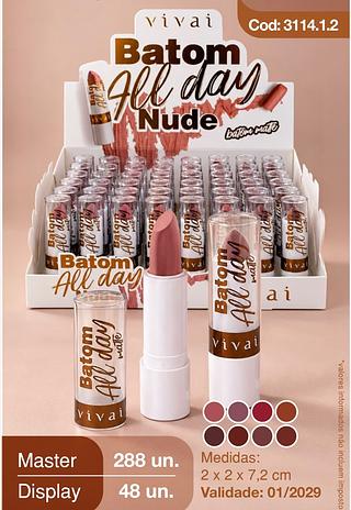 Batom All Day nude/ 48pcs VIVAI