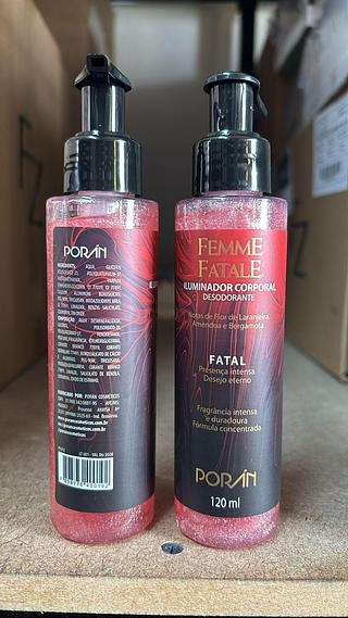 Iluminador Coporal Femme Fatale (Fatal) c/12pçs Porán
