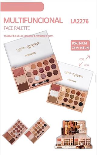 Paleta de sombras iluminador contorno blush c/24pcs LABRANCHE